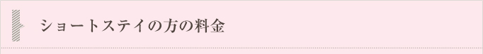 ショートご利用の場合の料金